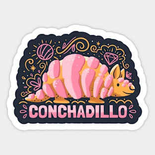 Conchadillo - Funny Mexican Food Sticker